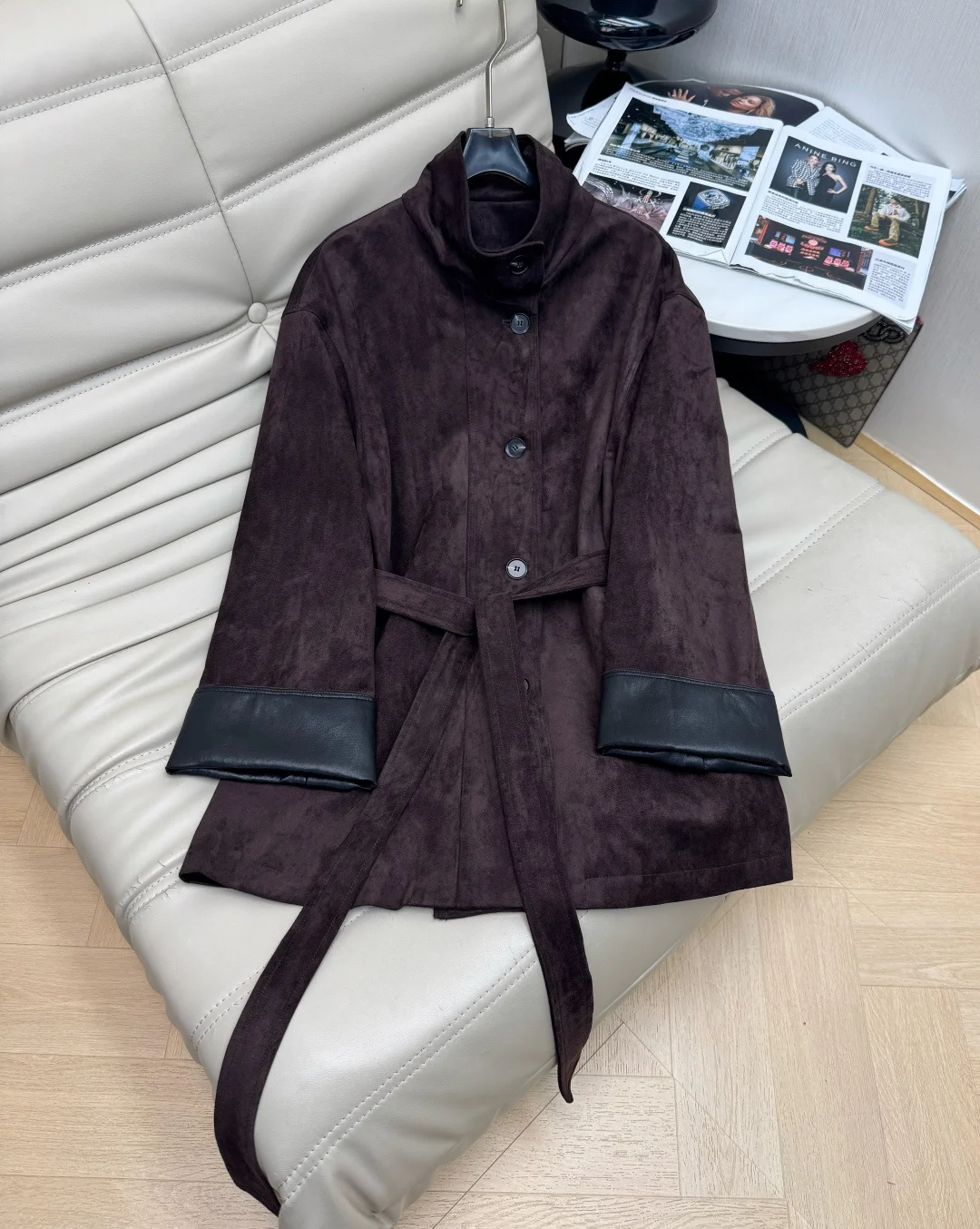 Uncategorized Coats Brown-Black S-L C50202609060264