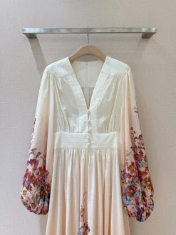 Alternative view of Uncategorized Dresses Cotton Cream-Multicolor S-L D20202609062993