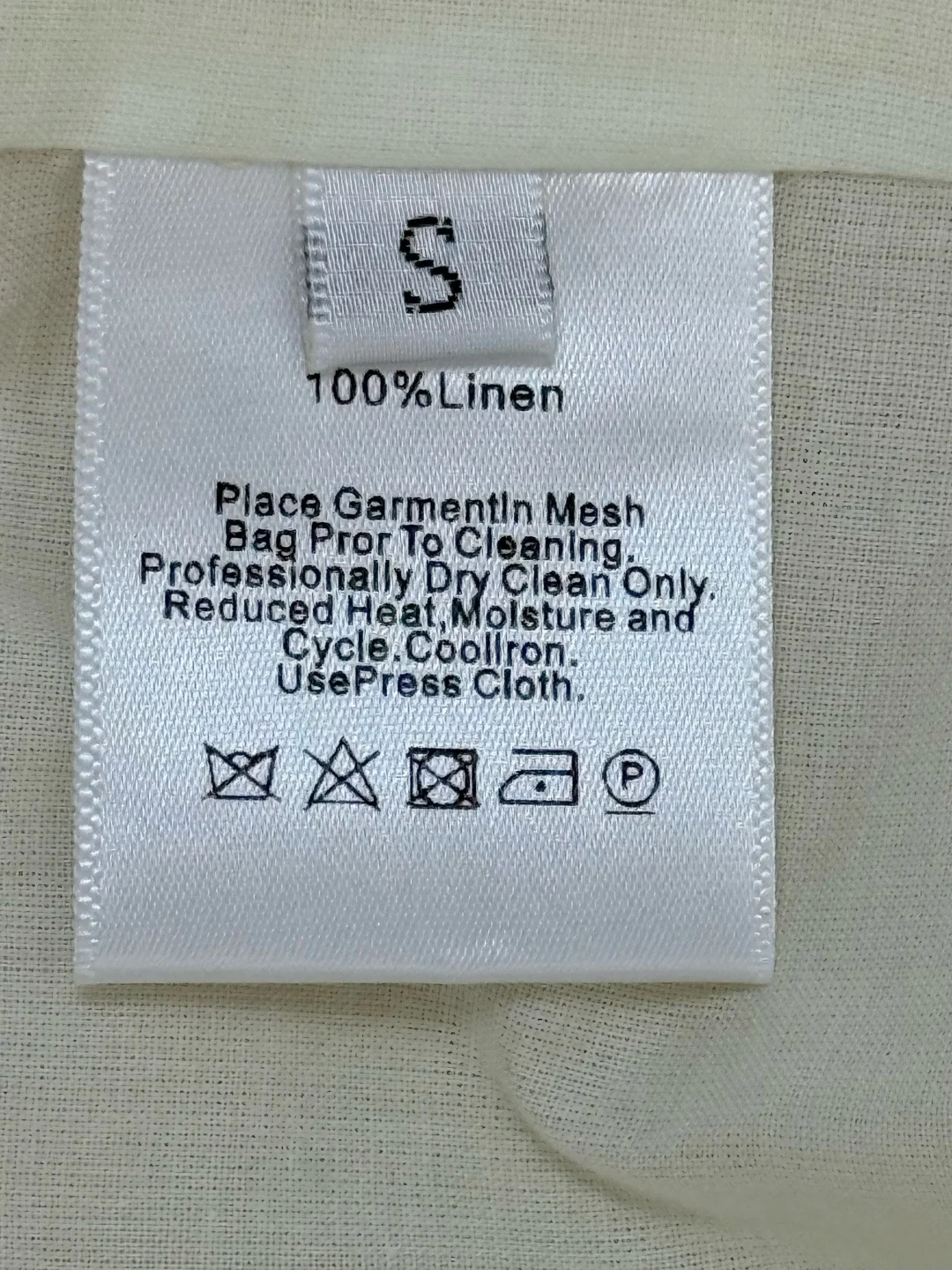 Uncategorized Dresses Linen Cream-Black S-L C50202609063160 - Image 9