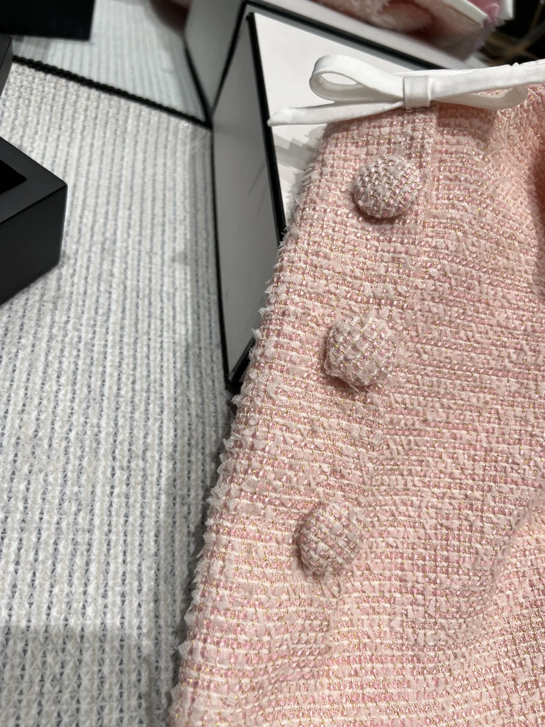 Uncategorized Dresses Tweed Pink-White S-M-L C25202609061873 - Image 5