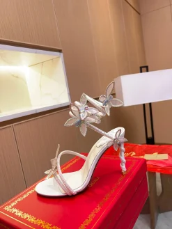 Uncategorized Heels White-Silver C50202609110368
