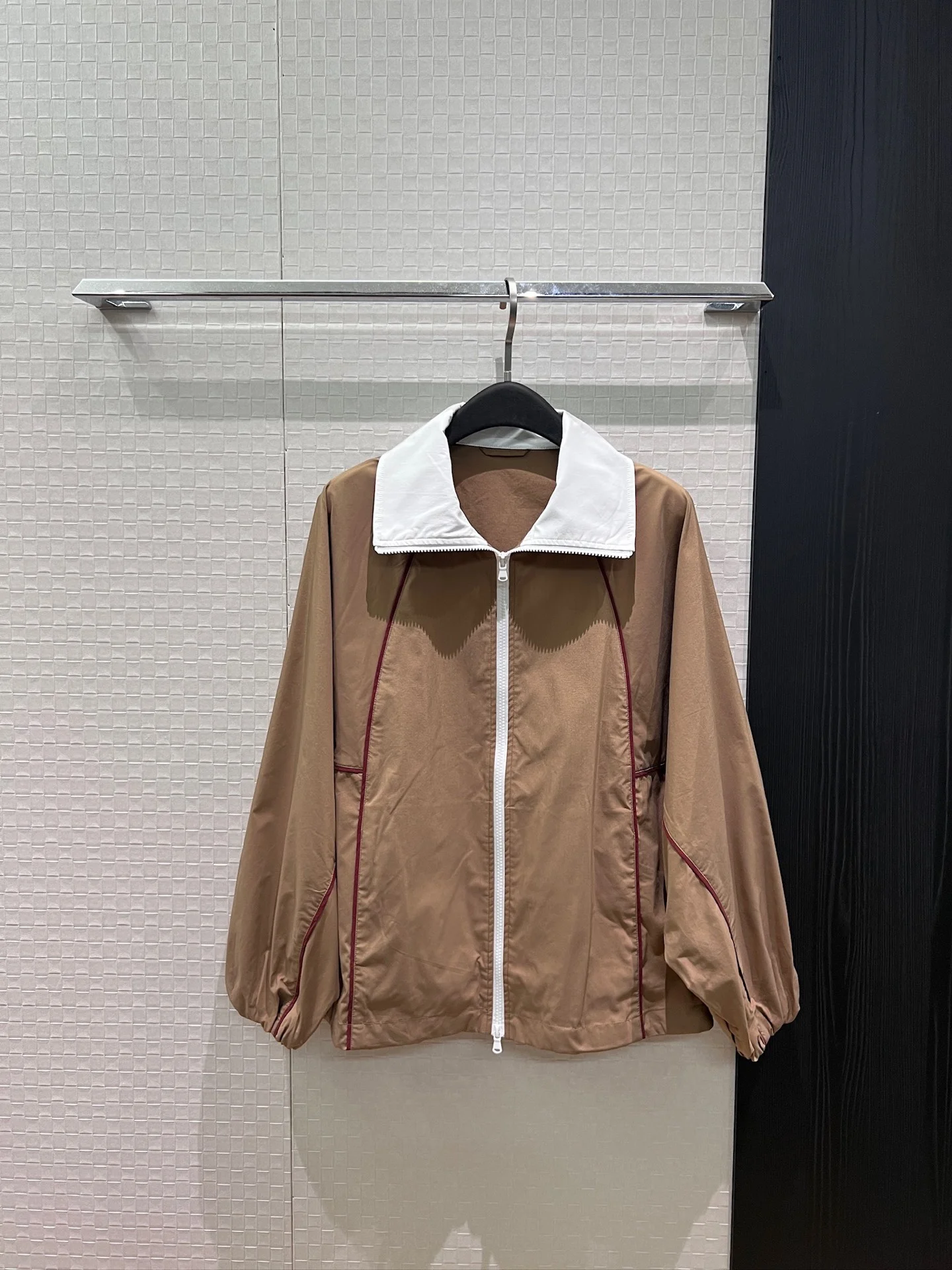 Uncategorized Jackets Brown-White S-L C10202609062794
