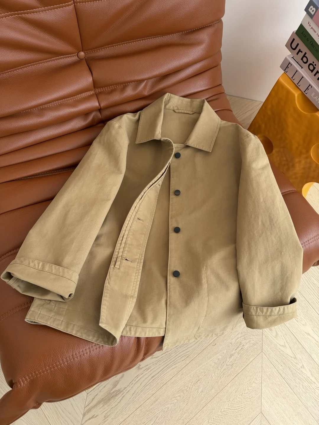 Uncategorized Jackets Khaki S-L C85202609061740 - Image 2