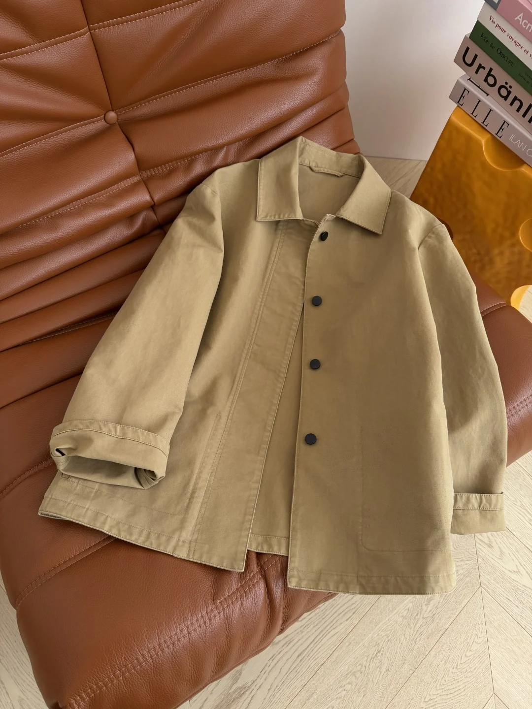 Uncategorized Jackets Khaki S-L C85202609061740 - Image 3