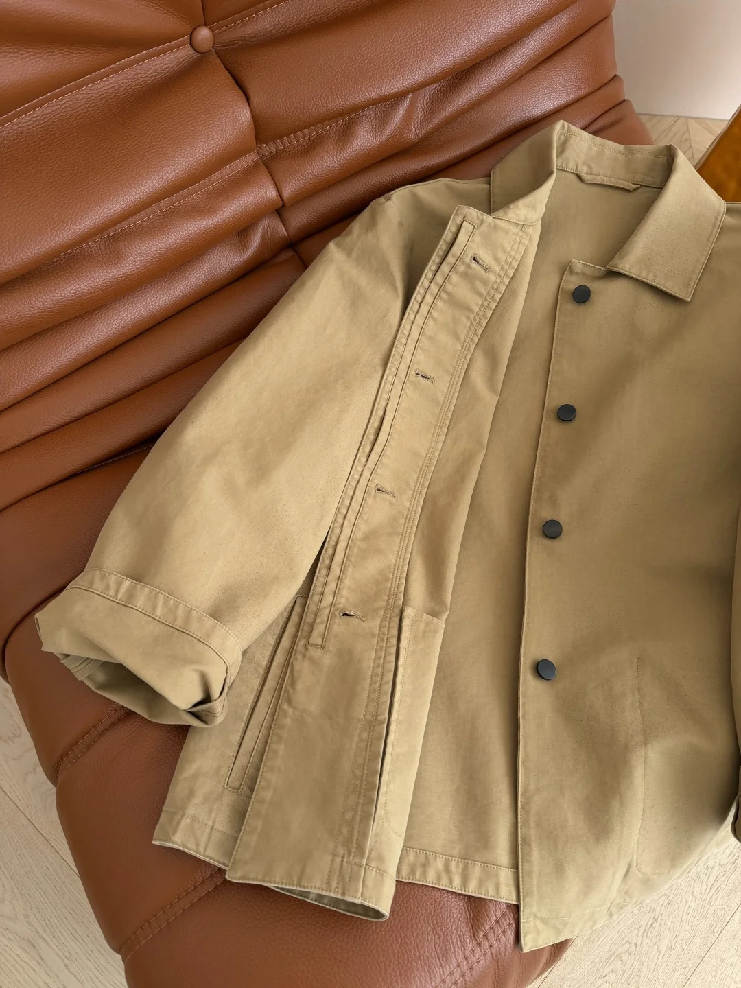 Uncategorized Jackets Khaki S-L C85202609061740 - Image 4