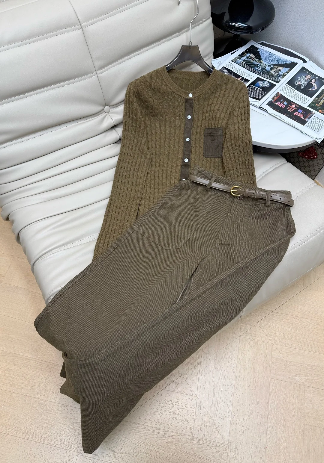 Uncategorized Jackets White-Brown S-L B30202609060255 - Image 2