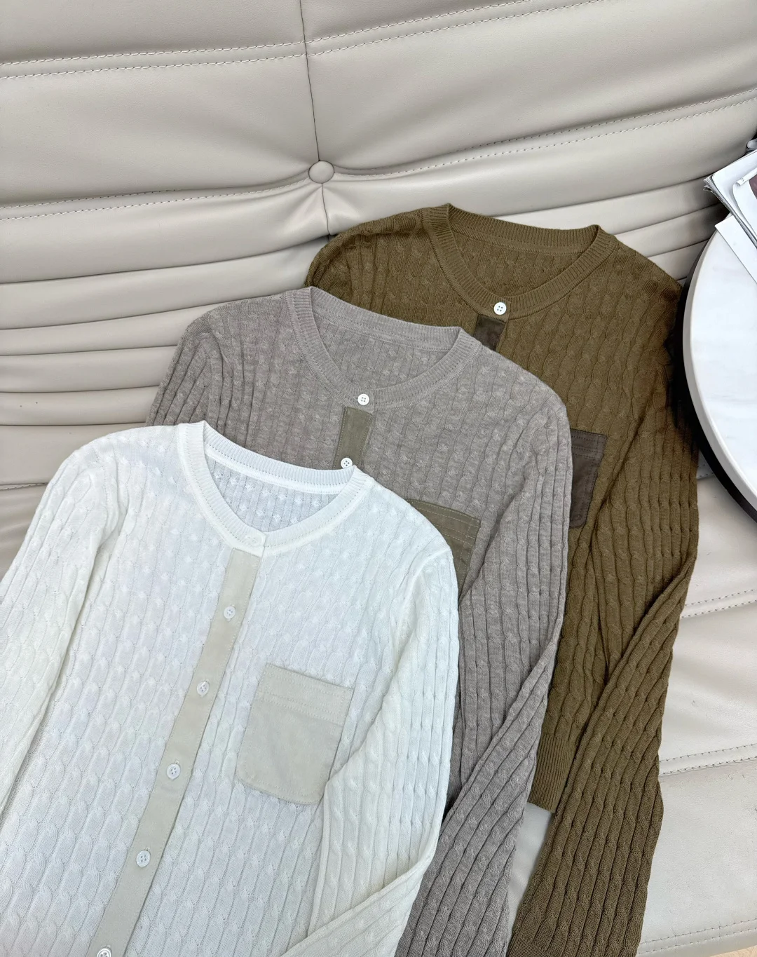 Uncategorized Jackets White-Brown S-L B30202609060255 - Image 5