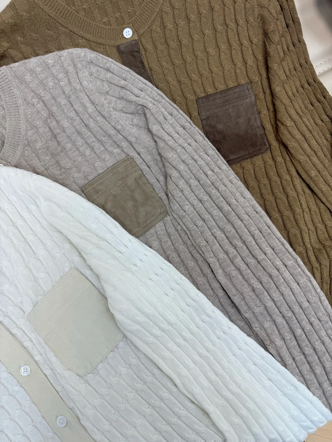 Uncategorized Jackets White-Brown S-L B30202609060255 - Image 6