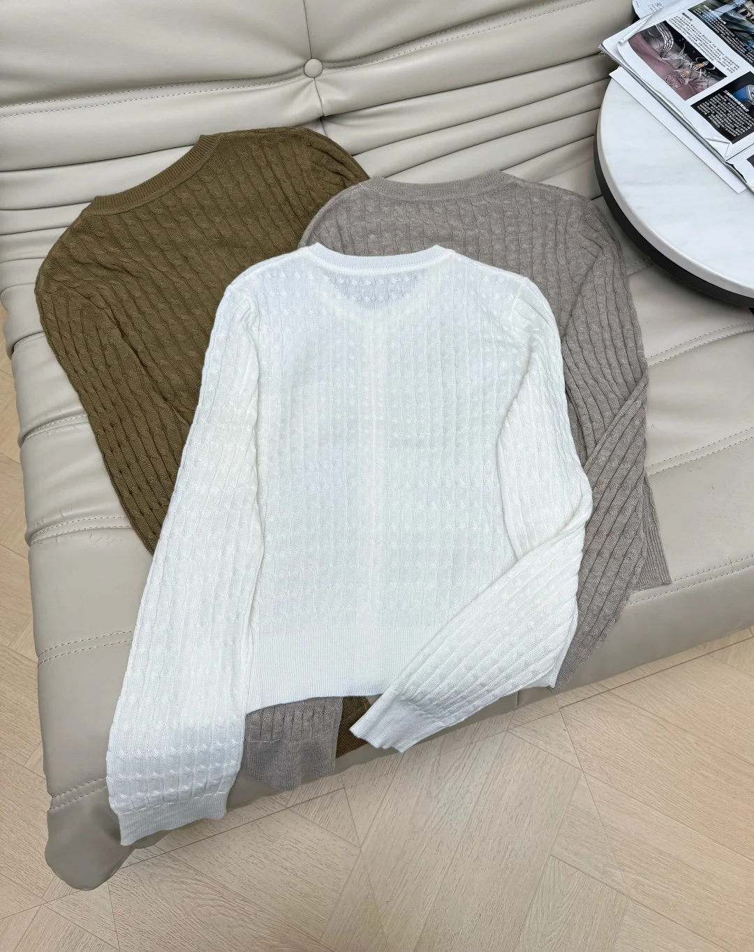 Uncategorized Jackets White-Brown S-L B30202609060255 - Image 8