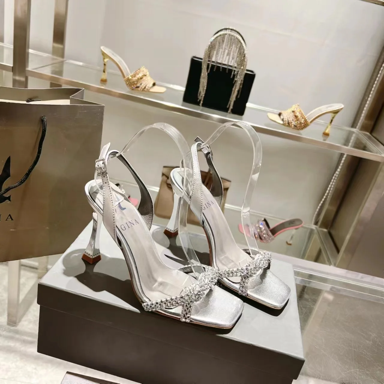 Uncategorized Sandals Gold-Silver B50202609111349 - Image 2
