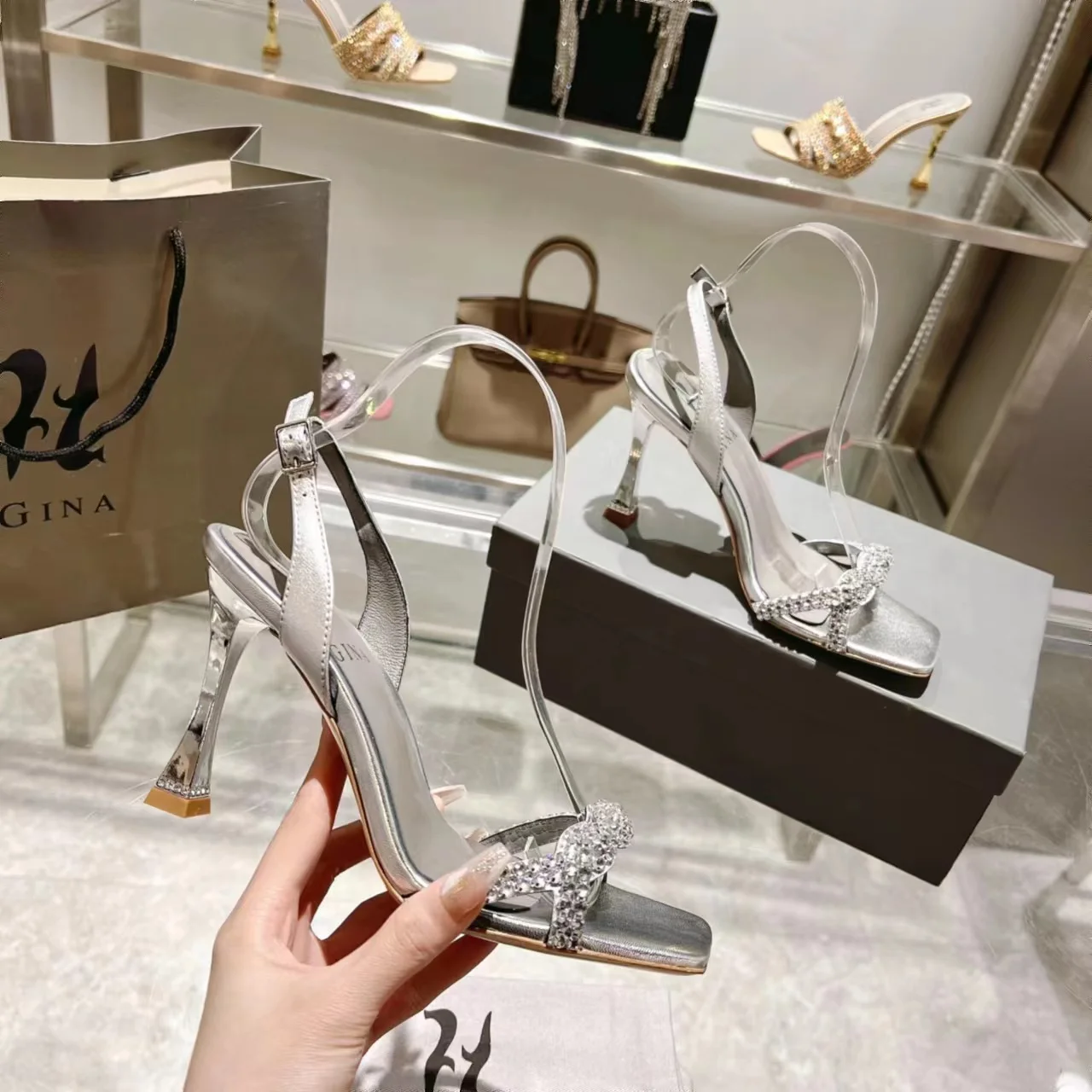 Uncategorized Sandals Gold-Silver B50202609111349 - Image 8