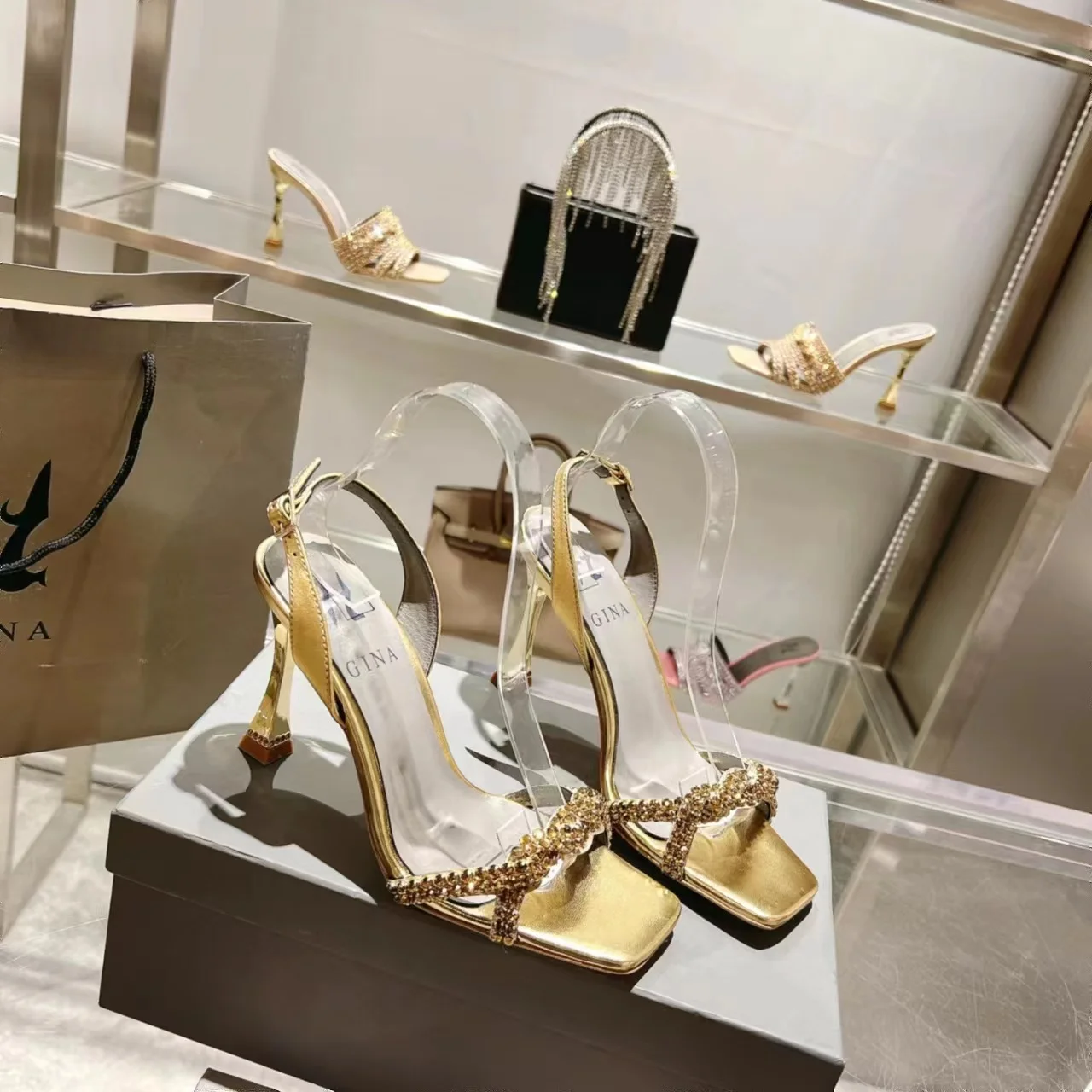 Uncategorized Sandals Gold-Silver B50202609111350