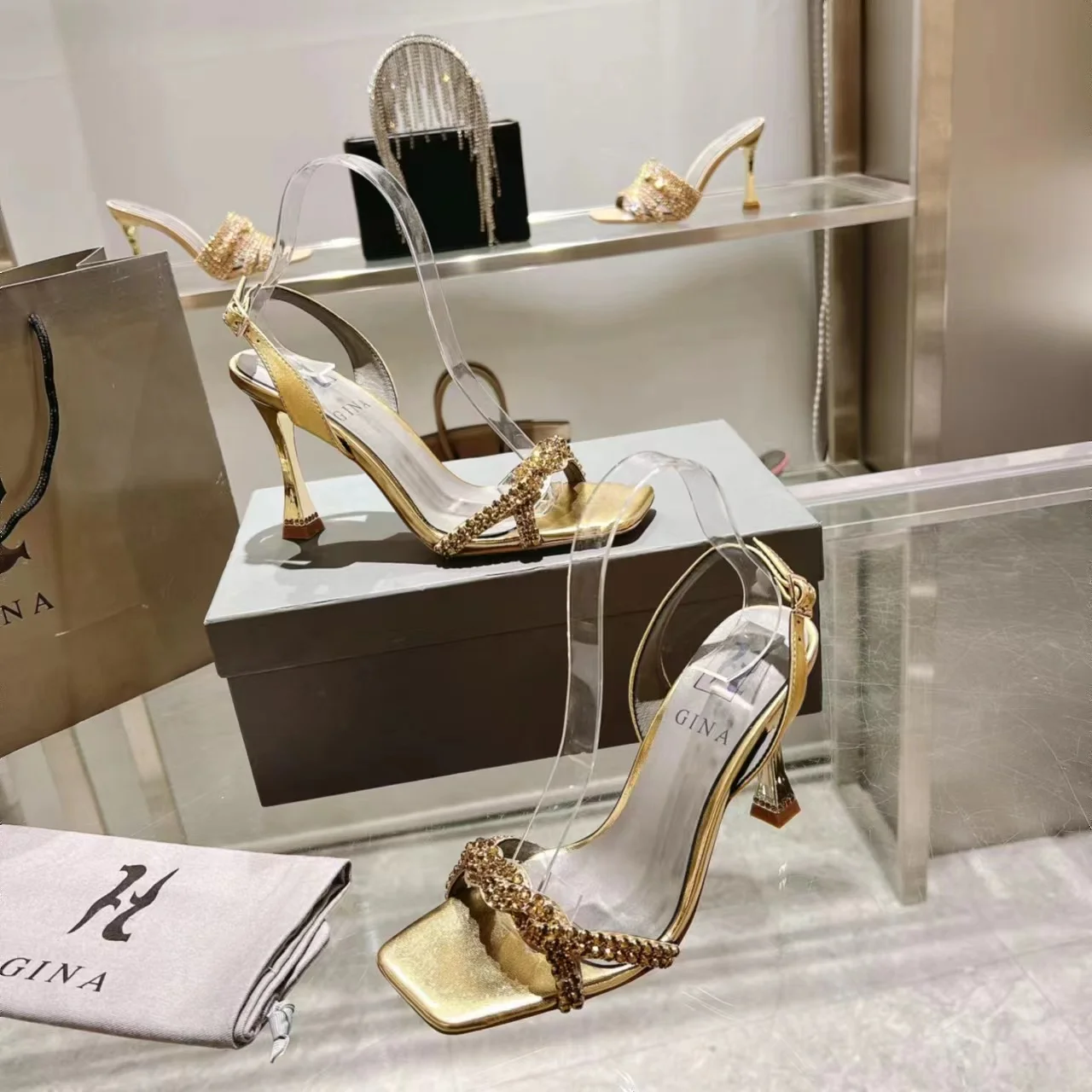 Uncategorized Sandals Gold-Silver B50202609111350 - Image 5