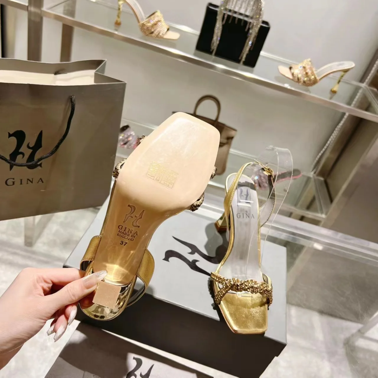 Uncategorized Sandals Gold-Silver B50202609111350 - Image 8