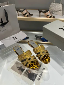 Alternative view of Uncategorized Sandals Leather Rubber Gold-Leopard EU36-41 B50202609111332