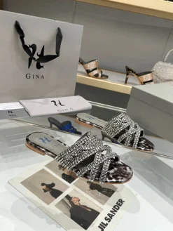 Alternative view of Uncategorized Sandals Leather Silver-Brown EU36-41 B50202609111331