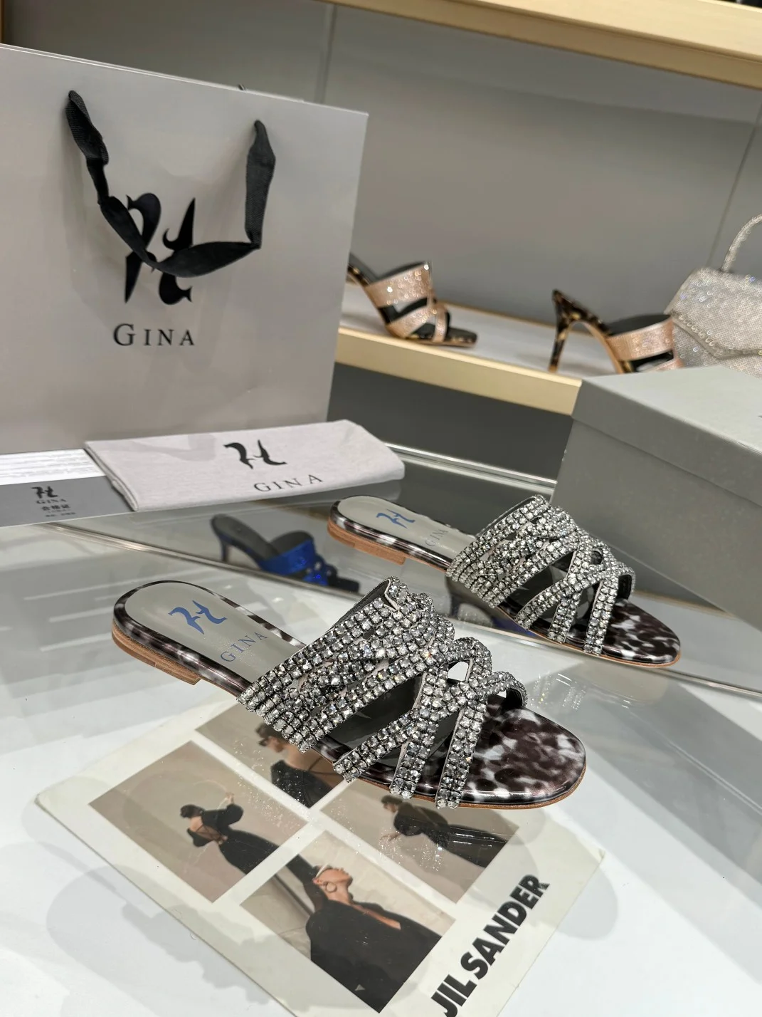 Uncategorized Sandals Leather Silver-Brown EU36-41 B50202609111331 - Image 2