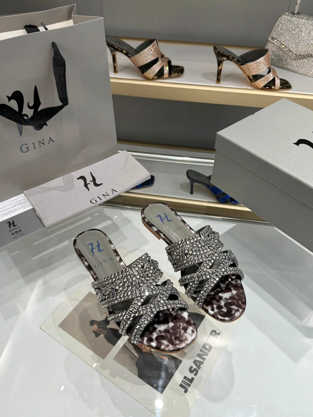 Uncategorized Sandals Leather Silver-Brown EU36-41 B50202609111331 - Image 3