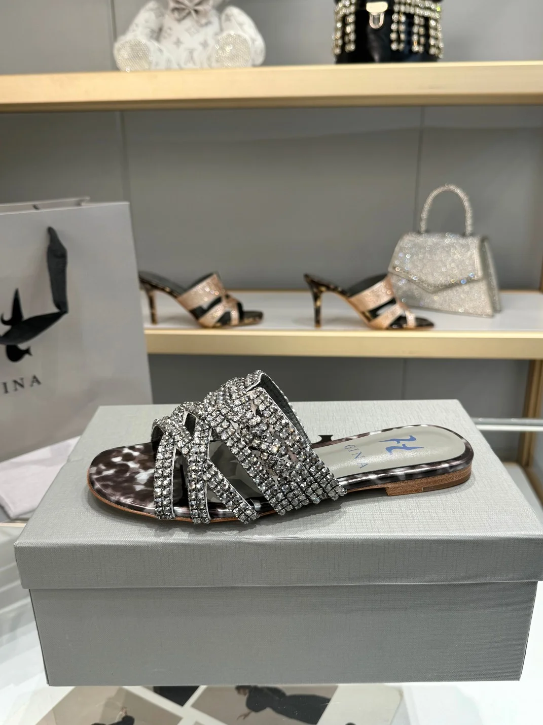 Uncategorized Sandals Leather Silver-Brown EU36-41 B50202609111331 - Image 7