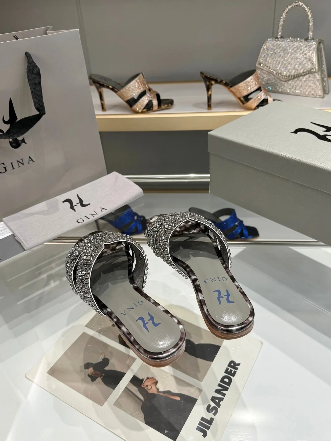 Uncategorized Sandals Leather Silver-Brown EU36-41 B50202609111331 - Image 8