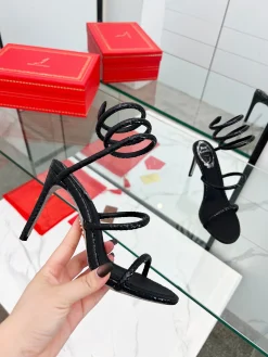 Uncategorized Sandals Metallic Snake Black EU35-39 B70202609110335
