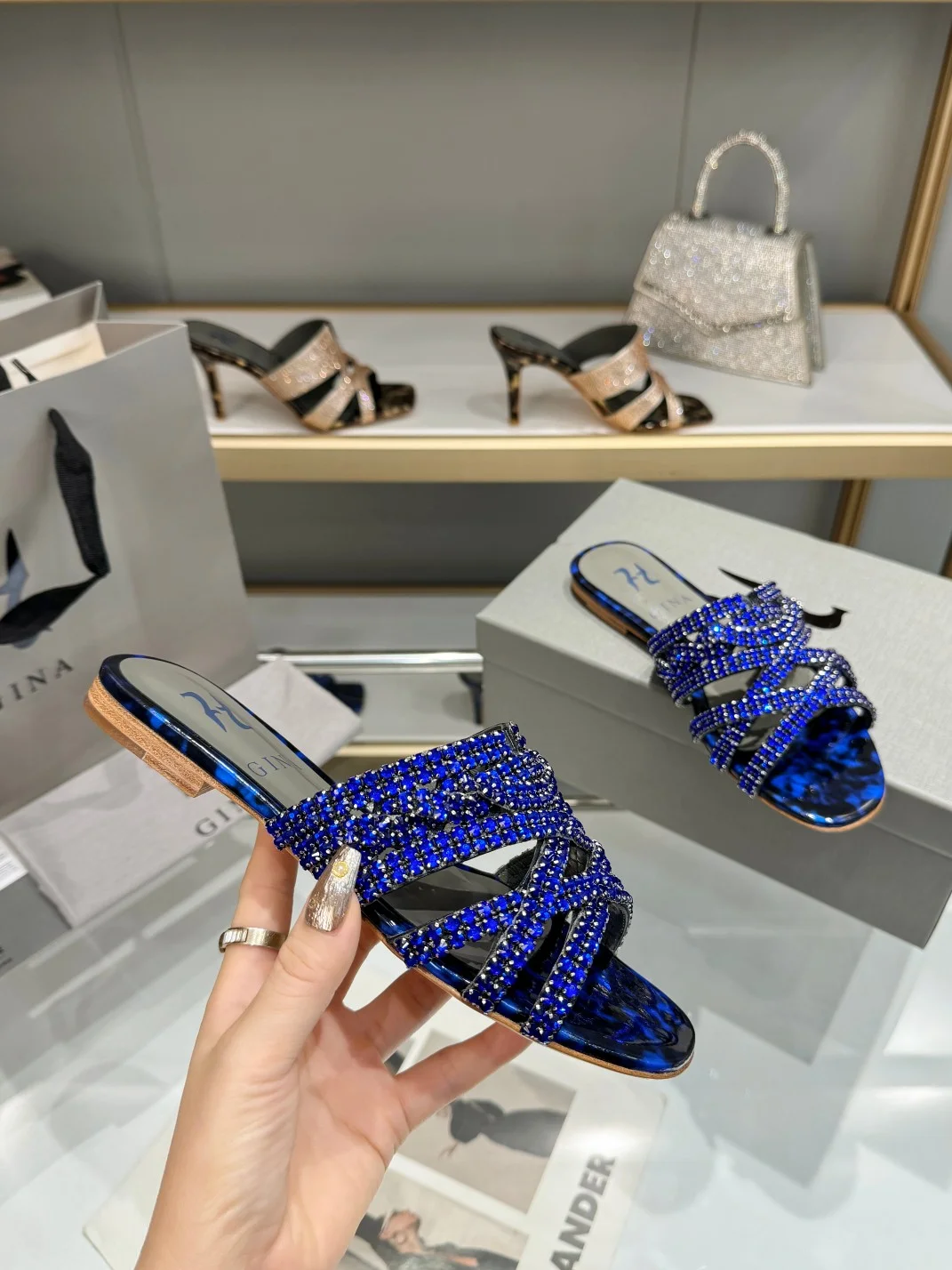 Uncategorized Sandals Rubber Blue-Black EU36-41 B50202609111333 - Image 5
