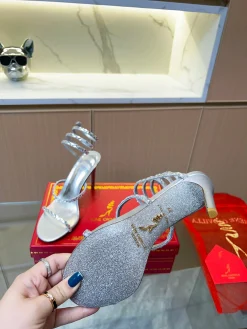 Alternative view of Uncategorized Sandals Silk Crystal Silver EU35-39 B90202609110373