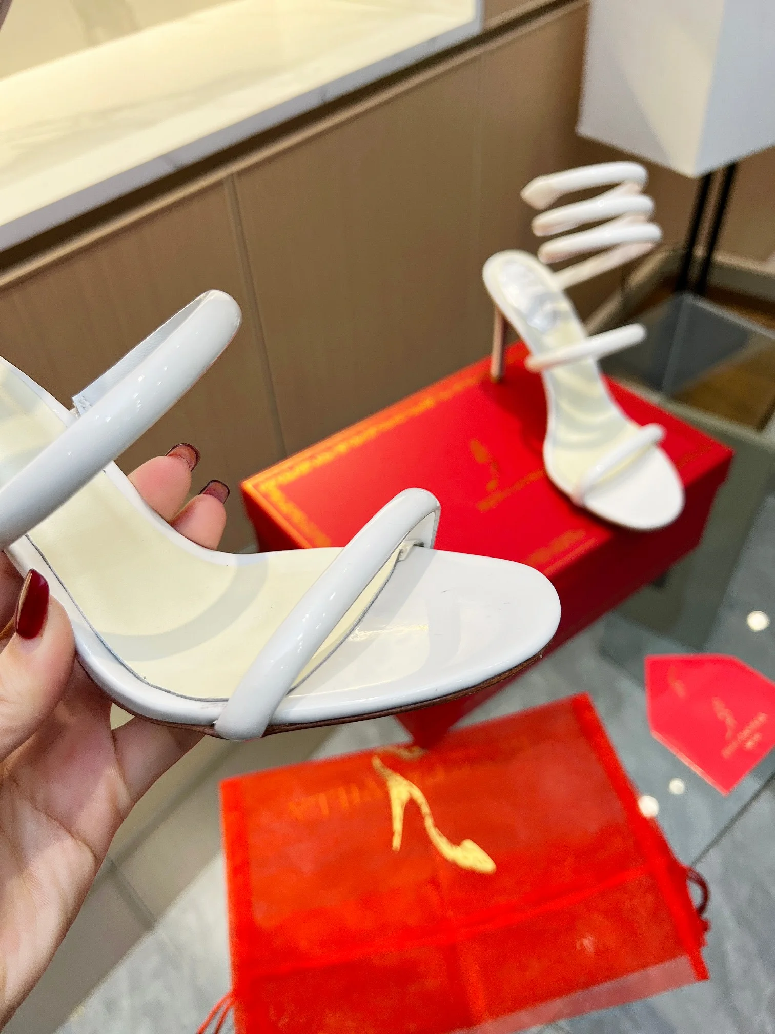 Uncategorized Sandals White-Gold B70202609110406 - Image 7