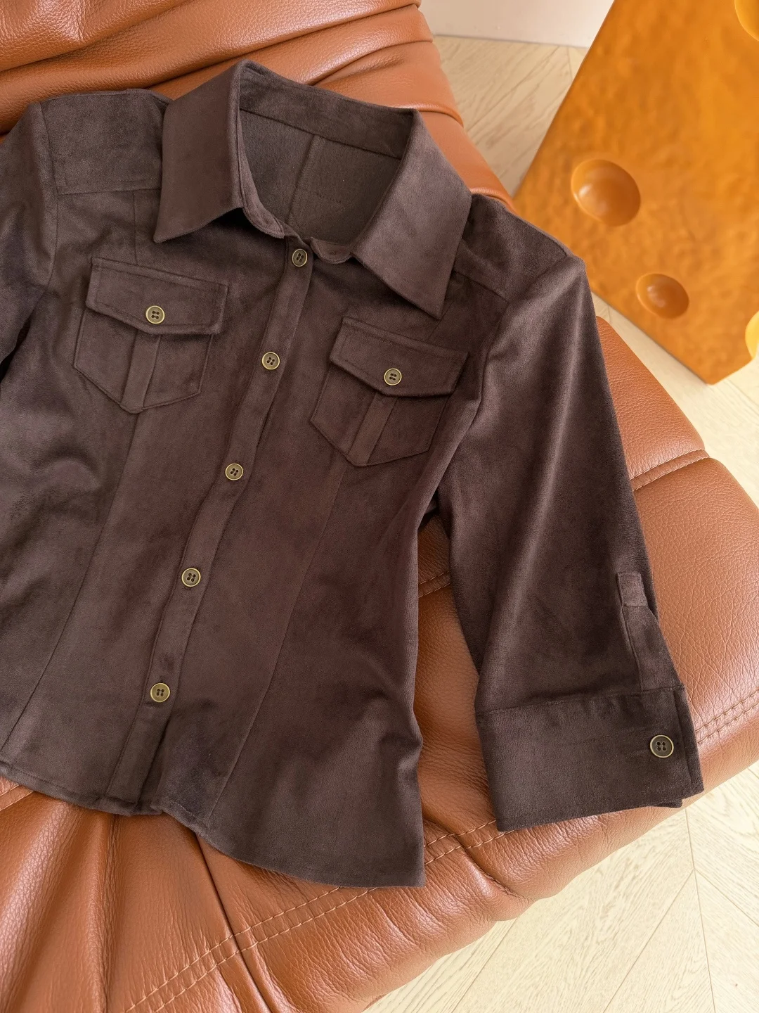 Uncategorized Shirts Brown-Green S-L B25202609060817 - Image 7