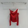 Uncategorized Shirts Lace Red-White S_M_L B00202609063124
