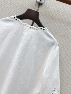 Alternative view of Uncategorized Shorts Linen Blend White S-M-L B55202609063421