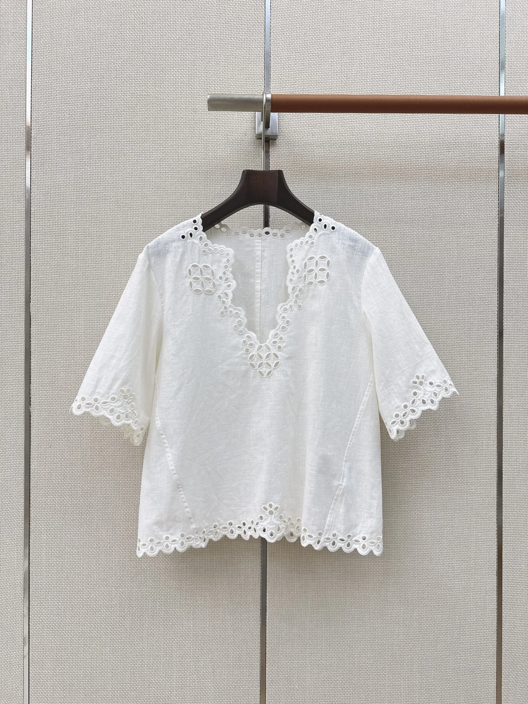 Uncategorized Shorts Linen Blend White S-M-L B55202609063421 - Image 3
