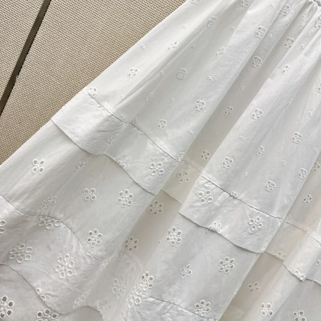 Uncategorized Skirts Cotton White S-L C35202609063380 - Image 5
