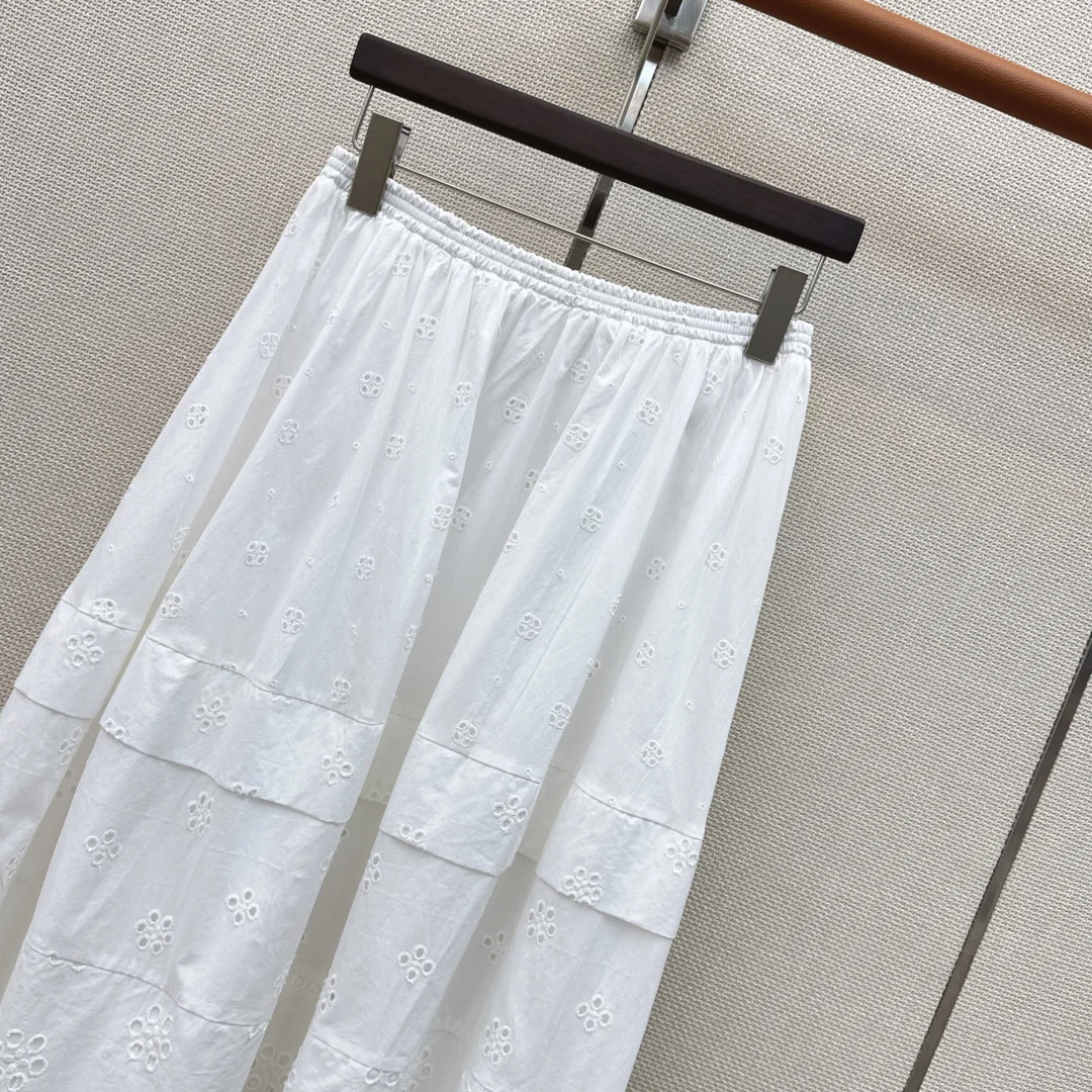 Uncategorized Skirts Cotton White S-L C35202609063380 - Image 8
