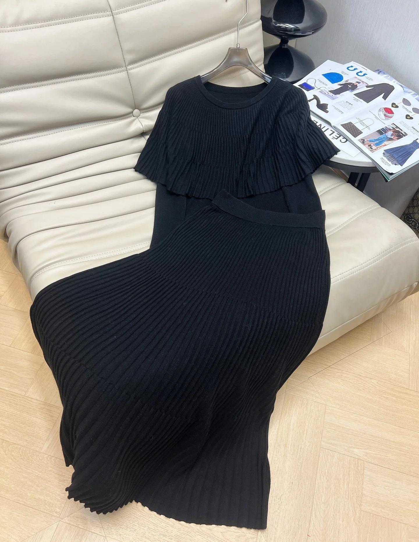 Uncategorized Skirts Wool Black S-L C90202609060240