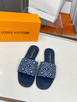 Alternative view of Uncategorized Slides Denim Leather Blue-White EU35-40 A60202609111195