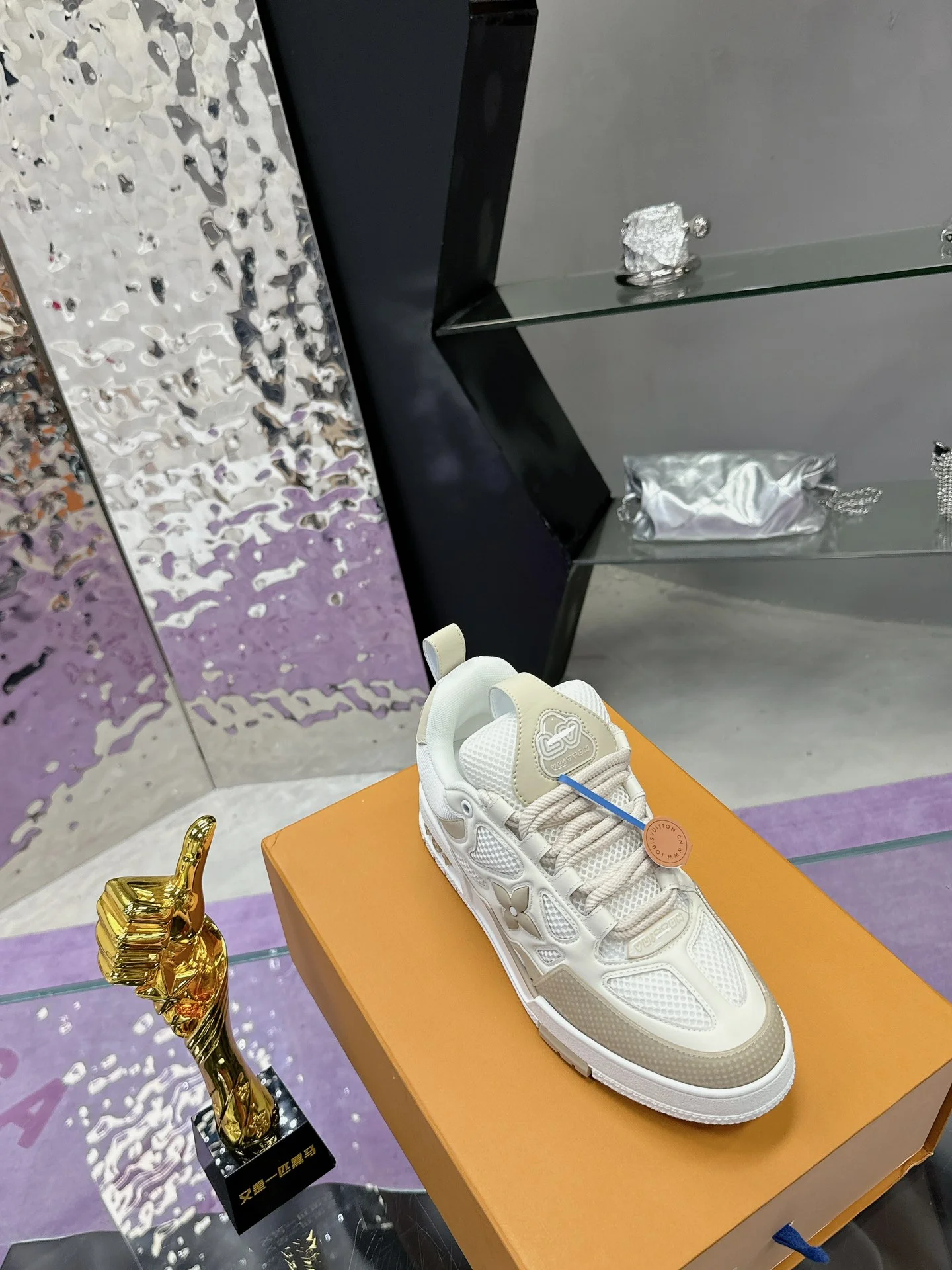 Uncategorized Sneakers Leather Mesh White-Beige EU35-44 C00202609111654 - Image 6