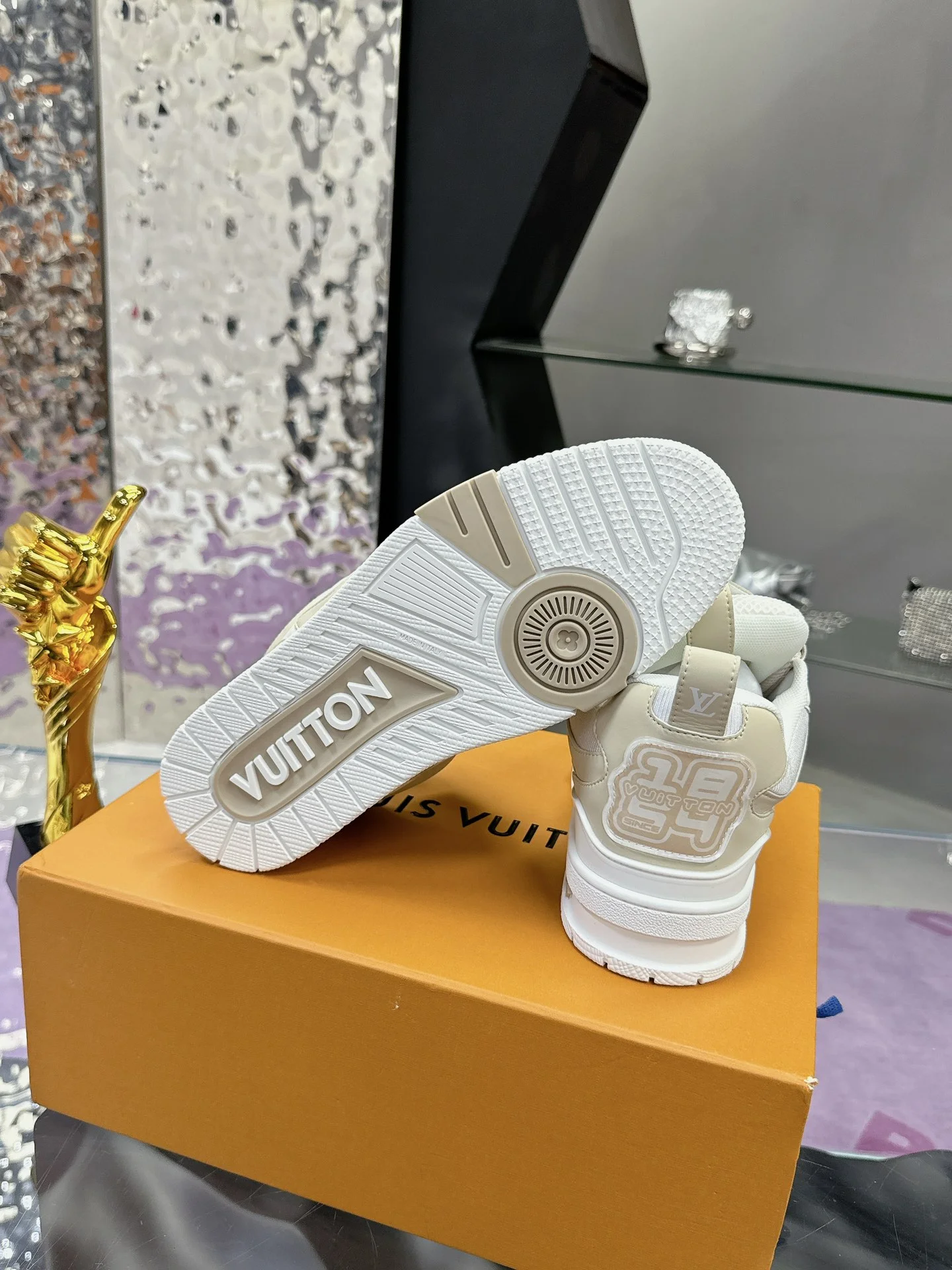 Uncategorized Sneakers Leather Mesh White-Beige EU35-44 C00202609111654 - Image 9