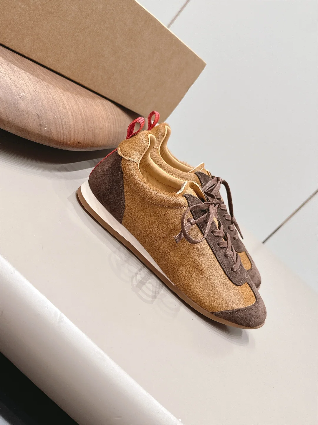 Uncategorized Sneakers Suede Leather Brown-Tan EU35-42 B90202609111539 - Image 2