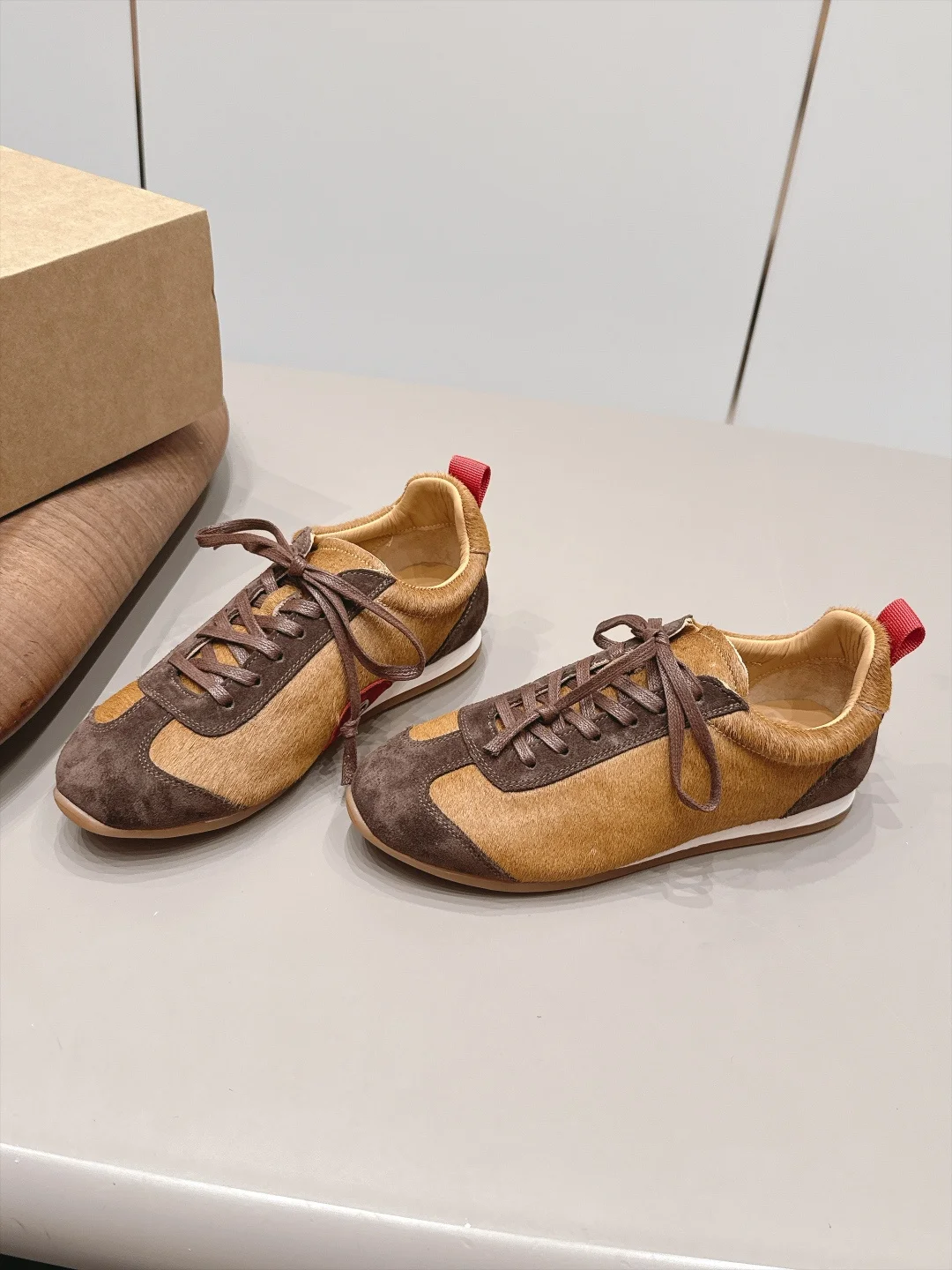 Uncategorized Sneakers Suede Leather Brown-Tan EU35-42 B90202609111539 - Image 3