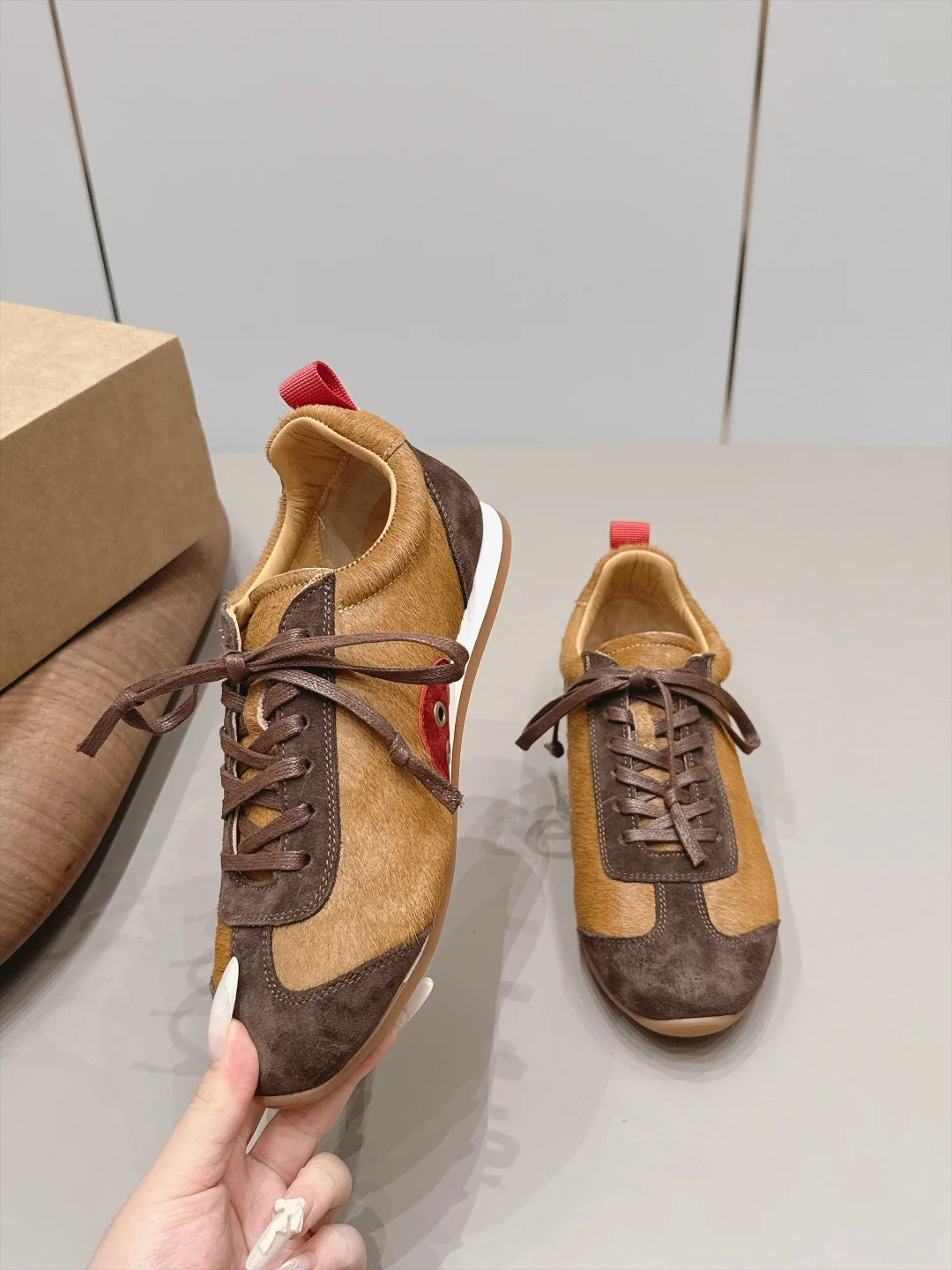 Uncategorized Sneakers Suede Leather Brown-Tan EU35-42 B90202609111539 - Image 4