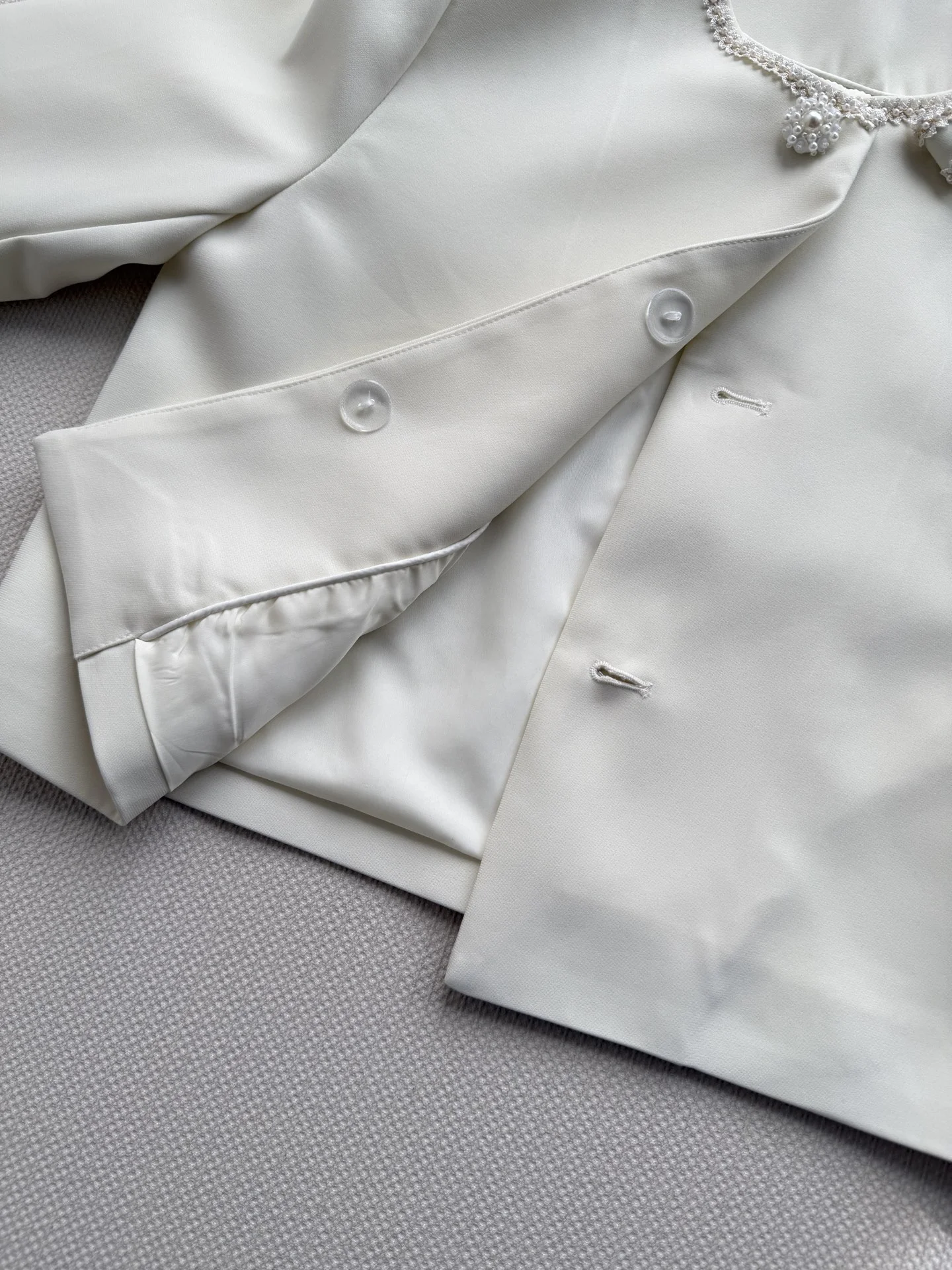 Uncategorized Suits Cream-Silver S-L D45202609061569 - Image 5