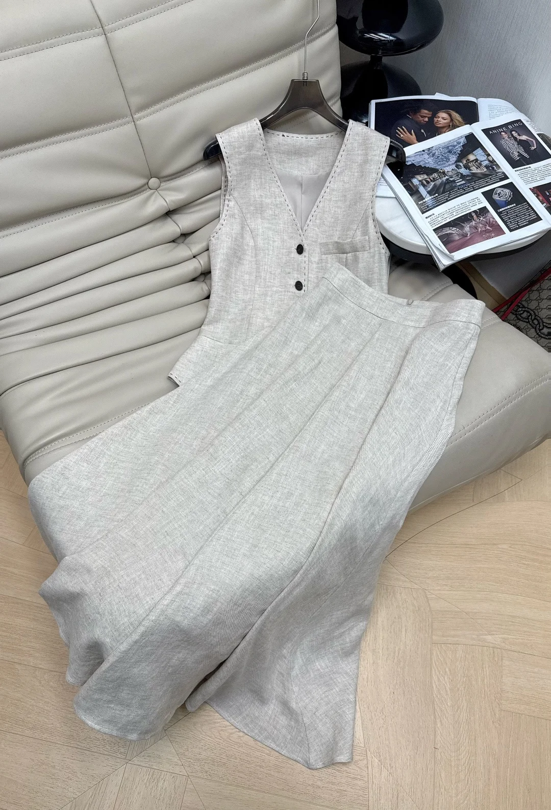 Uncategorized Suits Linen Beige S D10202609061487