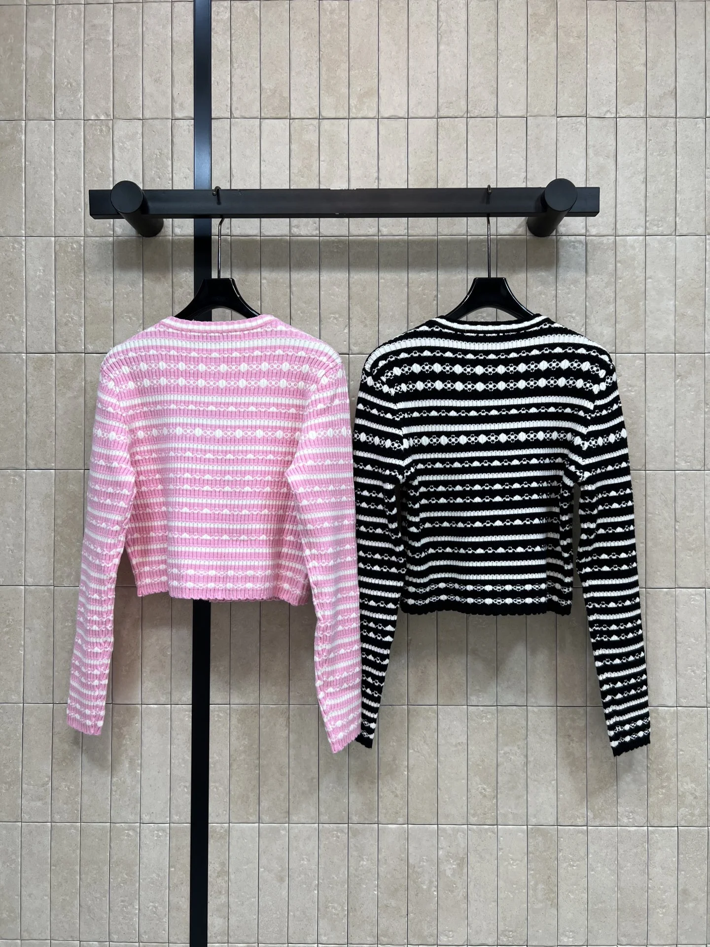 Uncategorized Sweaters Pink-Black S-L B15202609062479 - Image 7