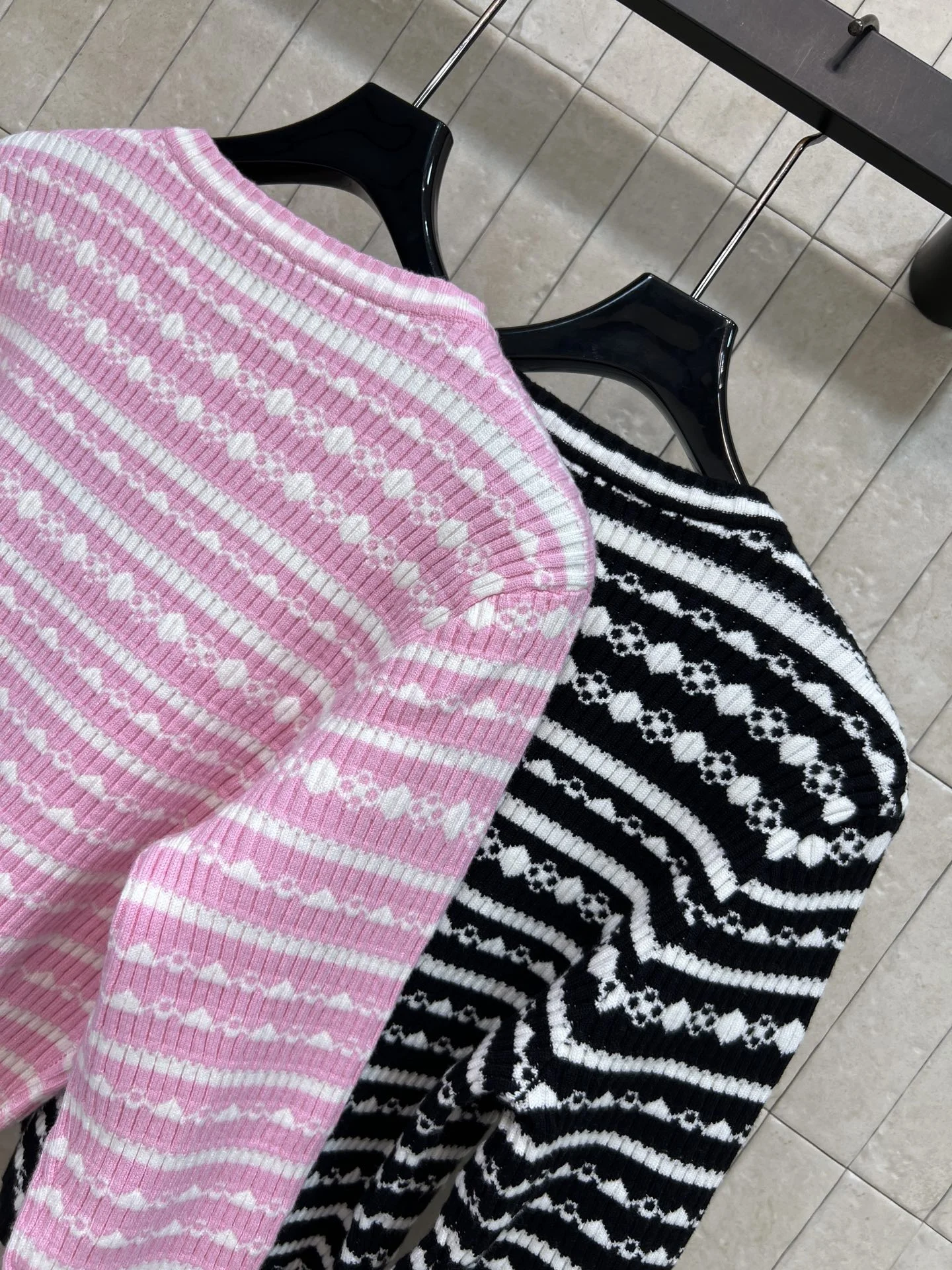 Uncategorized Sweaters Pink-Black S-L B15202609062479 - Image 8