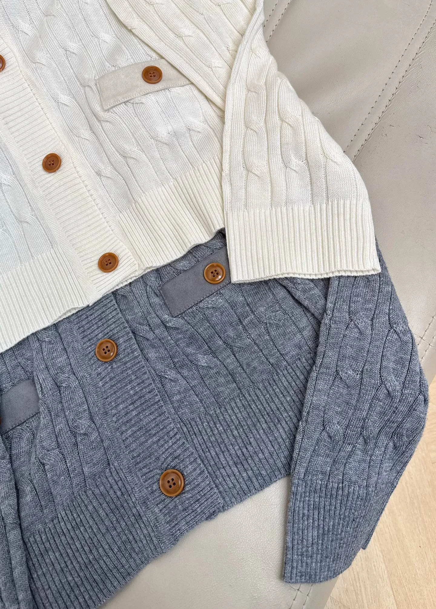 Uncategorized Sweaters White-Blue-Brown S-L B70202609060265 - Image 7