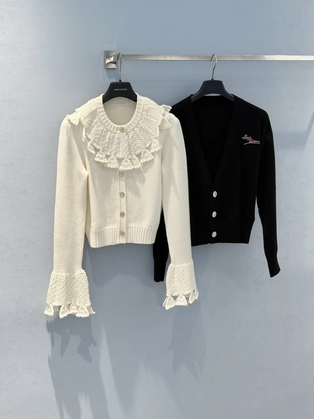 Uncategorized Sweaters Wool Blend White-Black S-L C60202609062296