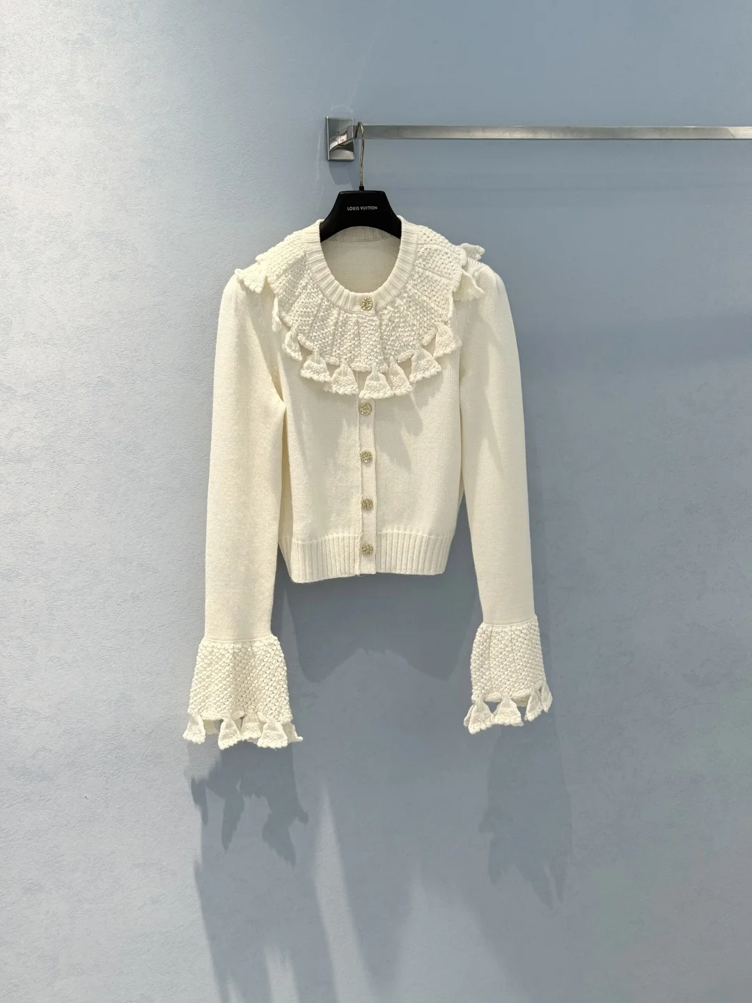 Uncategorized Sweaters Wool Blend White-Black S-L C60202609062296 - Image 3