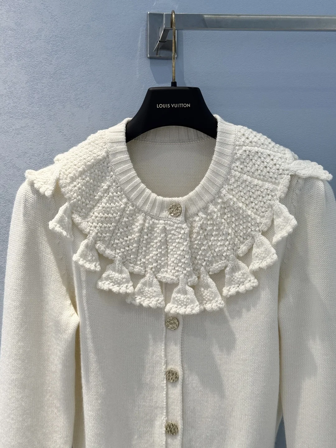 Uncategorized Sweaters Wool Blend White-Black S-L C60202609062296 - Image 4