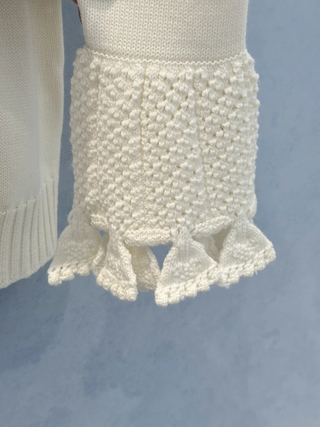 Uncategorized Sweaters Wool Blend White-Black S-L C60202609062296 - Image 8